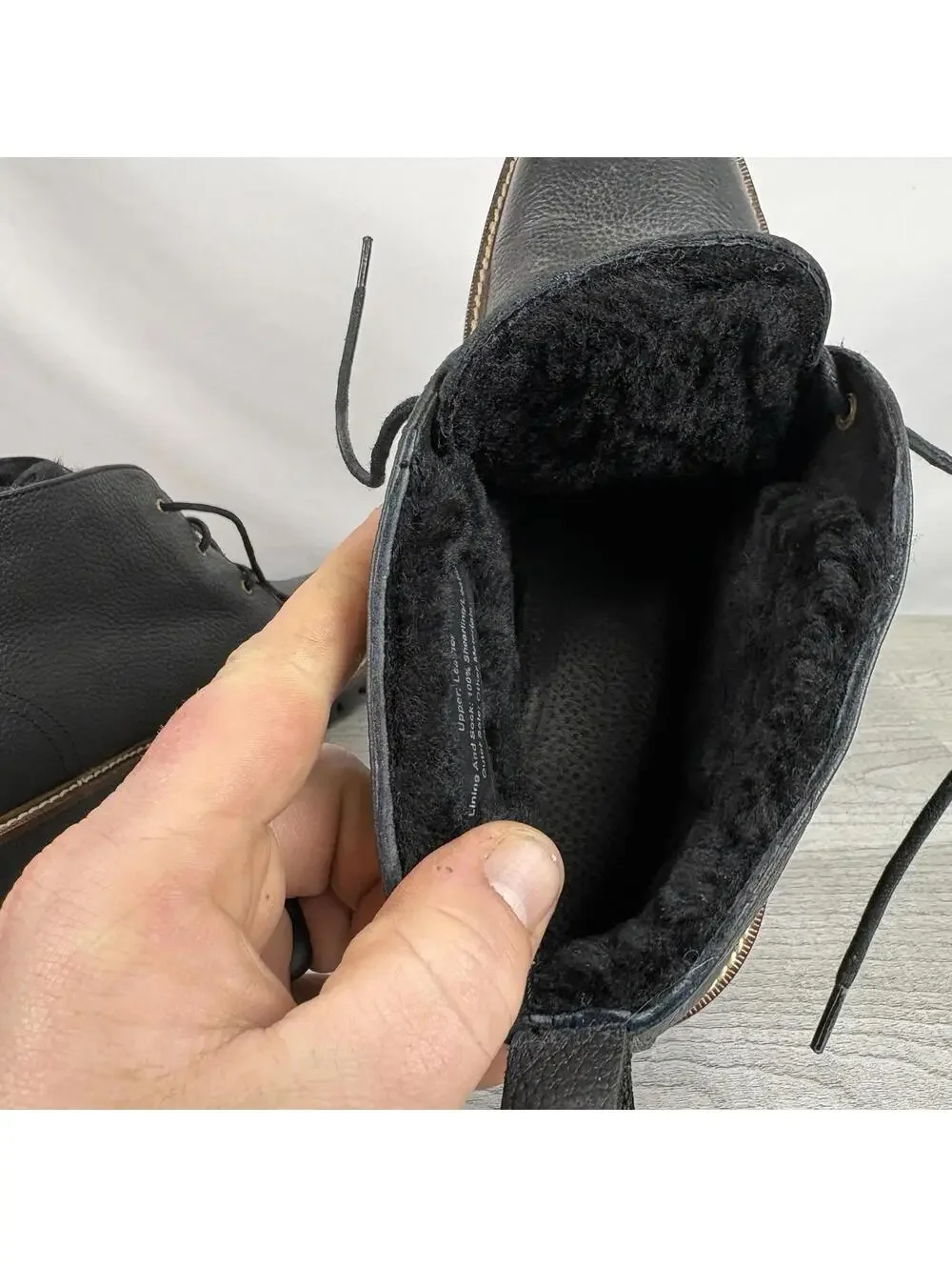 Men's NEW BANANA REPUBLIC Black Leather Chukka Boots - Size 9